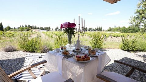 Gites en exploitation avec propriété de charme au coeur des vignes de Chateauneuf-du-Pape