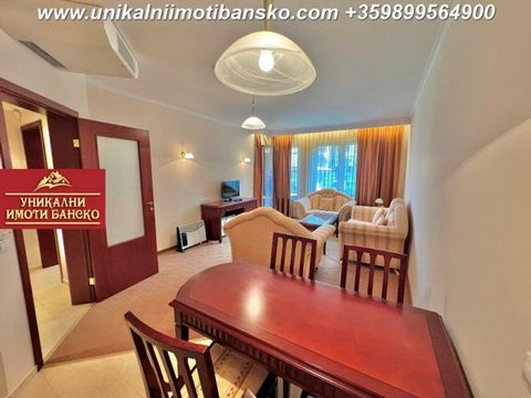 ... NO COMMISSION FROM THE BUYER! Agency 'Unique Properties Bansko' offers for sale FULLY FURNISHED AND READY TO MOVE IN ONE-BEDROOM APARTMENT, LOCATED IN A LUXURY COMPLEX WITH TOP LOCATION - CLOSE TO THE GONDOLA SKI LIFT! The apartment is located on...