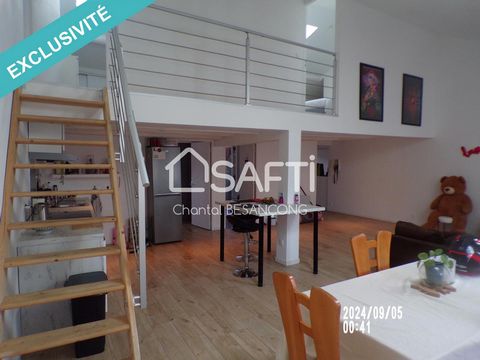 Coup de coeur pour ce bel appartement atypique en duplex de 98m2 loi Carrez et 116m2 au sol, situé au centre ville de Dieuze et entièrement rénové récemment. Situé au 2ème étage d'une petite copropriété de 3 appartements, vous profiterez d'une spacie...