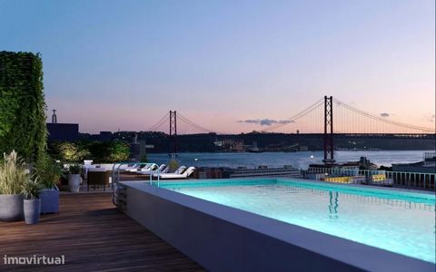 Located in the heart of Lisbon, close to the Tagus River, this luxurious apartment under construction is the perfect refuge for those looking for a balance between sophistication and convenience. With a spacious bedroom and an elegant bathroom, this ...