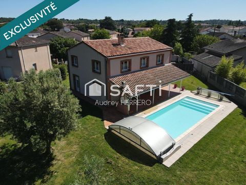 Maison T6 160m2 avec piscine et grand garage - Bruguières