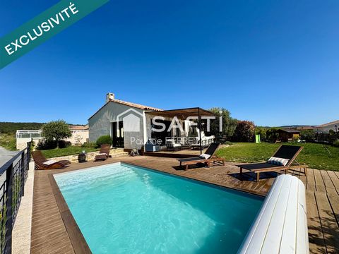 Villa T4 100m2 avec jardin, piscine et garage