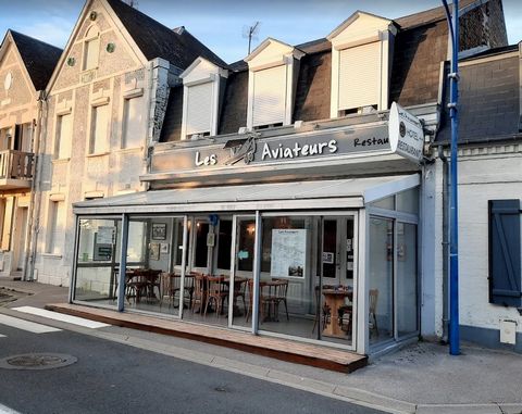 Immeuble mur d'hôtel restaurant et habitation au coeur de Le Crotoy (80550)