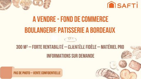 Fond de commerce Boulangerie-Pâtisserie Bordeaux