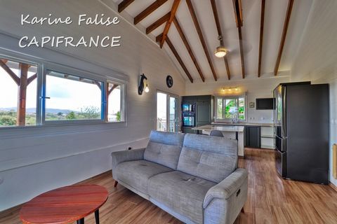 Dpt Martinique (972), à vendre RIVIERE SALEE, villa de 2022 sur 2 niveaux - T3 de 65 m² + garage / atelier de 78 m²
