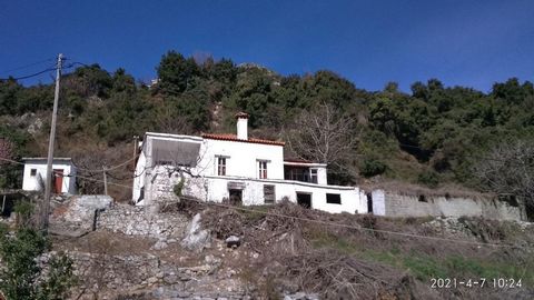 Municipality of Dirfion, Evia island. For sale a house of 230 sq.m. airy, 2 bedrooms, bathroom, semi-outdoor verandas, traditional, stone, on a plot of 2,200 sq.m. with fireplace, unobstructed mountain – forest views, storage, garden, good condition,...