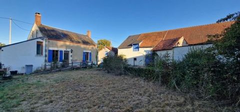 Detached 3 bedroom house with outbuildings and garden on a plot of 1889m2. This property needs to be refreshed and modernised.  It could make a lovely family home or holiday house.  It is set on the edge of a rural hamlet. Ground floor, Living room w...