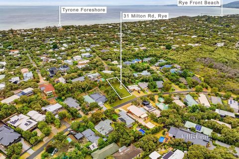 Escape to a tranquil Tyrone Foreshore enclave, nestled between lush reserves, playgrounds and the inviting calm waters of Port Phillip Bay, all just a short stroll from this idyllic parcel of prime land. Perched on approximately 668 sqm, find an oppo...