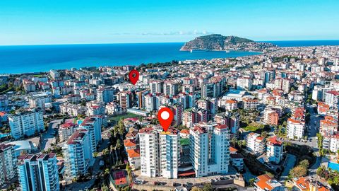 ALANYA/CIKCİLİ 900 METER TILL HAVET. 1+1,60 m2 Fullt möblerad Delvis havsutsikt Cam Balkong Badrum med golvvärme Restaurang, Galleria m.m. fortsätter att gå Som en social aktivitet Pool, Jacuzzi, Fitness, Bastu, Turkiskt bad, Bibliotek, Lekplatser, T...