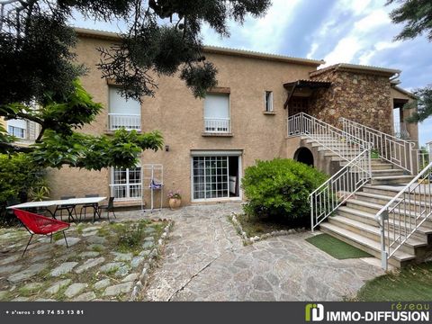 Fiche N°Id-LGB156691: L'ile rousse, Ile rousse Sektor, Haus von ca. 354 m2 + Garten von 850 m2 - Aussicht: Meer und Garten - Bau 1965 Architekt - Nebenausstattung: Garten - Terrasse - Balkon - Garage - Parkplatz - Doppelverglasung - Kamin - und umsch...