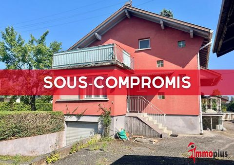 SOUS-COMPROMIS DE VENTE PAR L'AGENCE IMMOPLUS À BARTENHEIM ! Découvrez cette maison d'environ 109 m2, sur un terrain de 6,73 ares dans la paisible commune de Bartenheim. Le rez-de-chaussée accueille une entrée/dégagement, un séjour/salle à manger, un...