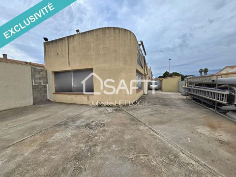 À vendre, murs commerciaux de 159 m² dans la zone artisanale de Canet-en-Roussillon Profitez d’une opportunité unique avec ces murs commerciaux situés sur une parcelle de 362 m², dans un emplacement stratégique offrant une visibilité optimale. Ces lo...