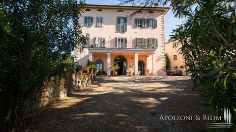 Renovated 19th-century villa with infinity pool, country house, and park for sale in Loro Ciuffenna, Arezzo. Perched on a hill in the middle of the verdant Valdarno, along a convenient road connecting to a nearby village, this 19th-century villa is t...