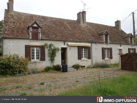 Fiche N°Id-LGB151797 : Binas, secteur 5 minutes d ouzouer le ma, Maison d'environ 105 m2 comprenant 5 piece(s) dont 4 chambre(s) + Cour de 645 m2 - Construction 1840 - Equipements annexes : jardin - cour - garage - parking - combles - cave - chauffag...