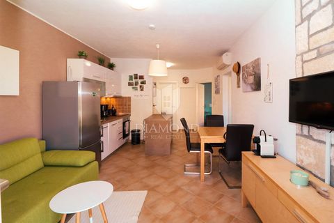 Location: Istarska županija, Poreč, Poreč. Poreč, fantastic apartment on the ground floor with a garden, swimming pool and tennis court In Poreč, in a great location, this excellent apartment on the ground floor is for sale. Its total area is 46.91 m...