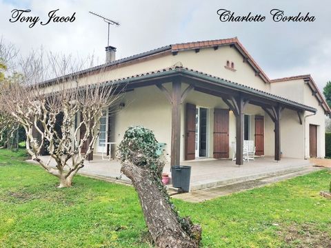 Coup de cur assuré ! Maison avec jardin, garages et beaux volumes Samazan