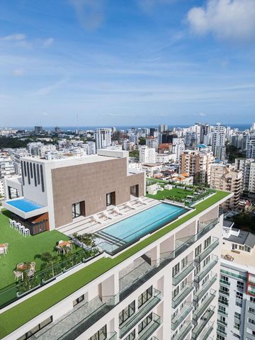 Invest smart and earn safely. Ready-to-deliver 1 and 2 bedroom investment apartments in a prime location NACO, Santo Domingo Distrito Nacional. This Tower offers you much more than an apartment: it offers a 5-star lifestyle in the heart of Santo Domi...