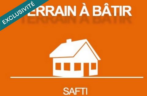 Terrain plat à bâtir, viabilisé, borné, 35 m de façade, proche toutes commodités