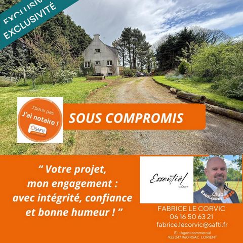 MAISON SUR SOUS SOL A RAFRAICHIR EN CAMPAGNE DE PLUMELIAU A 15 MINUTES DE PONTIVY