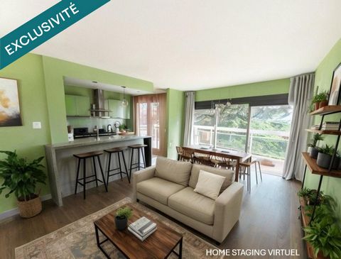 Grand F2 49M² terrasse parking et cave