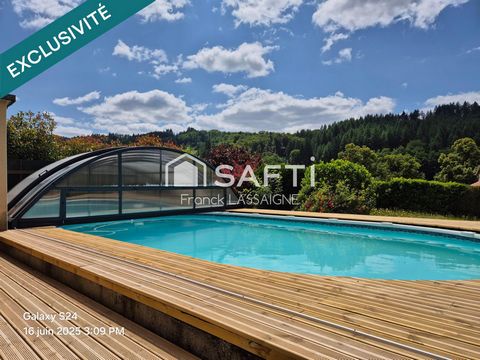 Maison 230m² terrain clos avec piscine + garage