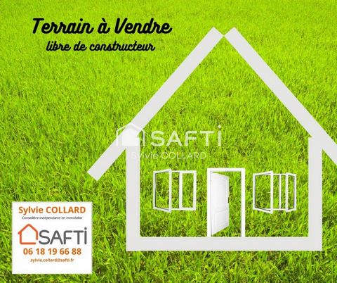 Terrain constructible de 437 m²