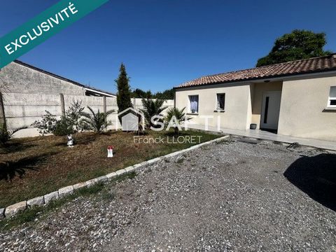 Maison 111m² gd séjour, 3 chs, terrain 1289m²