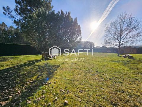 Terrain constructible 1173 m2 sur la commune de Saint Jean d'Illac