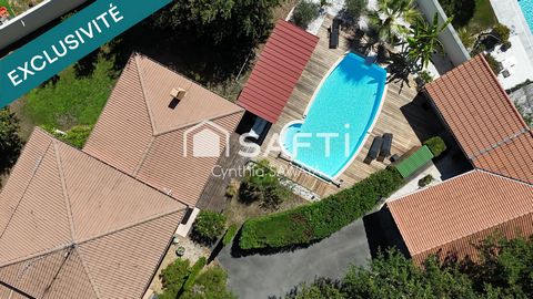 Superbe maison au calme sur belle parcelle avec piscine, garage, ateliers et dépendance T2