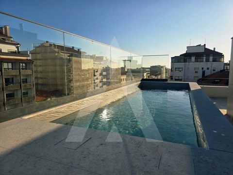 New 3 bedroom penthouse located in the centre of Aveiro, with terrace and swimming pool, with views over the city of Aveiro! Close to commerce and services, with all the valences in its surroundings. Composed of: - Entrance hall; - Living room and di...