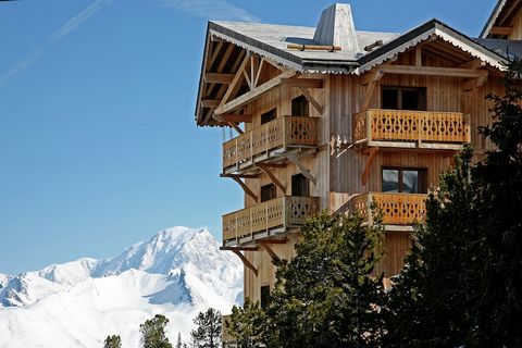 Luxury Meets Alpine Charm at Chalets Altitude Welcome to your mountain sanctuary in the heart of Les Arcs 2000. Nestled on a sunny slope just below the village center, this luxurious 6-bedroom chalet apartment blends upscale comfort with alpine warmt...