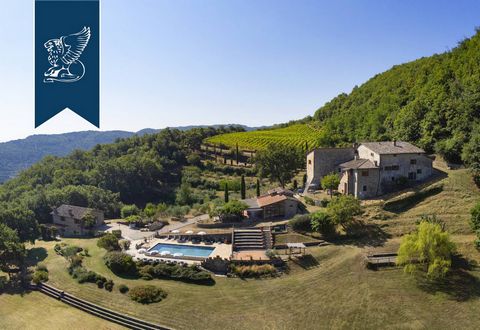 This marvelous luxury farmstead girdled by nature is currently up for sale is and is situated in the heart of Tuscany, on the sweet rolling hills of Chianti. This luxury estate for sale sprawls over approximately 1,000 m²: the main building is made u...