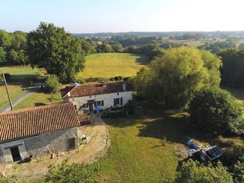 A 2 bedroom country house, dating back 300 years, boasting glorious country views and just a couple of miles from the market town of Champagne Mouton. The south facing stone property is completely habitable, but requires updating. There is a fabulous...