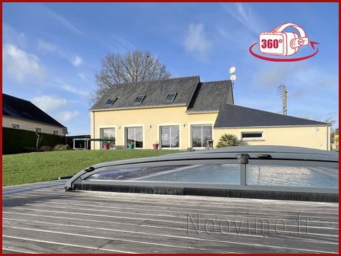 New EXCLUSIVITY! Your Noovimo advisor Clément RABU offers: 10 minutes from CHATEAUBRIANT, this BEAUTIFUL FAMILY HOUSE of 2007 with SWIMMING POOL quiet and WALK from the village of ISSÉ, its train station and its services. It offers approximately 148m...