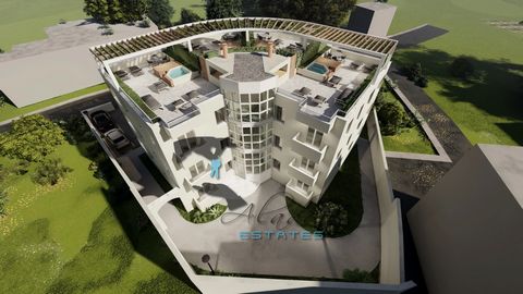 Modern newly constructed residential building in Žaborić near Šibenik, with twelve apartments over three floors. The apartments available are S6-S8 on the first floor and S9-S12 on the second floor. Each apartment consists of a living room, dining ro...