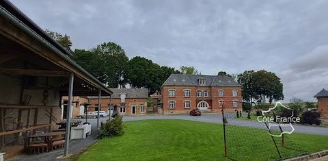 AISNE CHEVENNES - Wunderschönes Bauernhaus mit mehreren Gebäuden in ausgezeichnetem Zustand, eingebettet in ein riesiges Grundstück von 14.080m2. Wenn Sie davon träumen, Ihr Leben zu ändern, einen Bauernhof zu eröffnen oder Ferienhäuser zu schaffen, ...