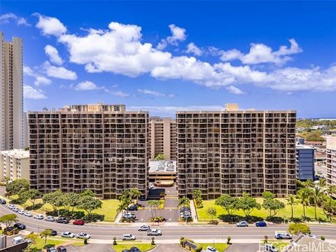 Welcome to the Country Club Plaza, nestled in the sought-after West Tower. As you step into this expansive penthouse, you'll immediately notice the refreshing trade winds that flow effortlessly through the 1,147 square feet of living space, creating ...