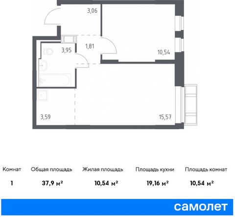 Продается 1-комн. квартира. Квартира расположена на 5 этаже 9 этажного монолитного дома (Корпус 62, Секция 2) в ЖК «Рублевский Квартал» от группы «Самолет». «Рублевский квартал» — жилой комплекс комфорт-класса в Московской области. Проект строится в ...