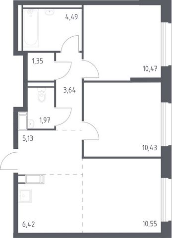 Продается 2-комн. квартира. Квартира расположена на 1 этаже 9 этажного монолитного дома (Корпус 62, Секция 7) в ЖК «Рублевский Квартал» от группы «Самолет». «Рублевский квартал» — жилой комплекс комфорт-класса в Московской области. Проект строится в ...