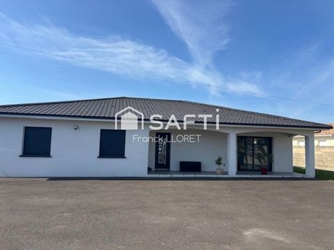 Maison contemporaine 3 chs terrain 1258m²