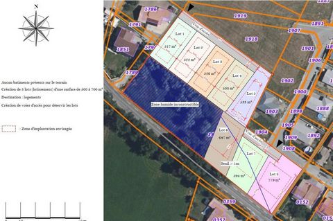 Terrain à bâtir de 7 395 m²