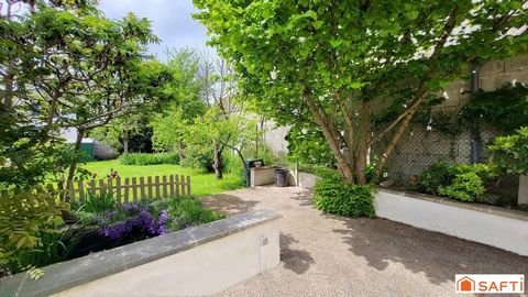 Beau jardin arboré et fruitier, terrasse ensoleillée !