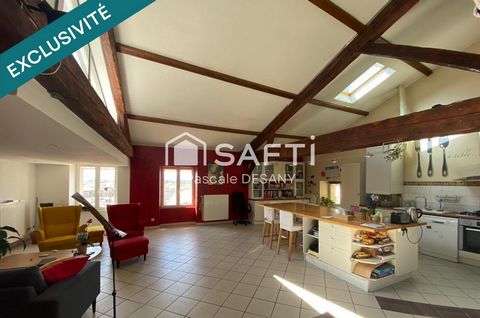 Appartement atypique en duplex avec terrasse sur le toit