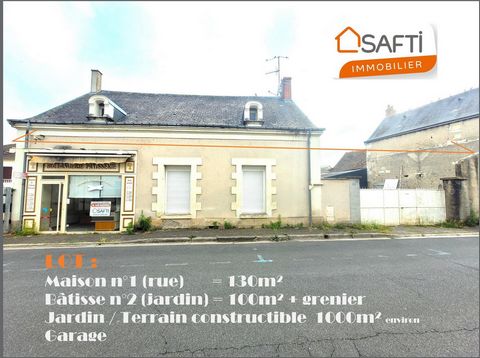 BALESMES Maison 3ch + Boutique + Grange + Jardin