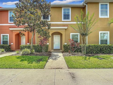 Welcome to this beautiful 2 bedroom, 2.5 bathroom townhome located in the highly desirable, gated Encantada Resort, just minutes from Walt Disney World, Sunset Walk at Margaritaville, championship golf courses, and some of the best dining and enterta...