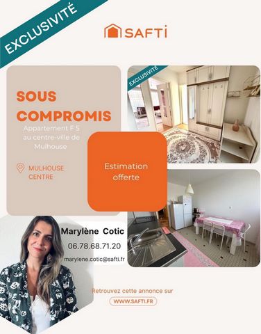 Appartement Traversant de 105 m2 avec Balcon Vue Parc – Idéal Investissement Locatif Mulhouse centre- PLace de la liberté