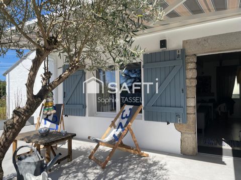 Maison de caractère rénovée avec deux chambres, véranda, terrasse et jardin