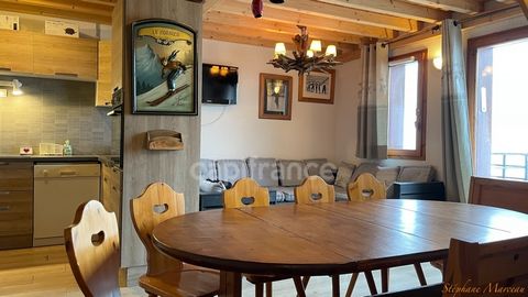 DUPLEX T5, station de ski, Domaine des Sybelles, Balcon, Vue dégagée