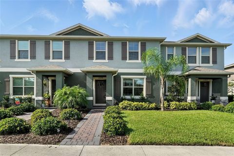 Built in 2023 and beautifully staged, this stylish 3-bedroom, 2.5-bath townhome offers modern comfort in one of the area's most sought-after, amenity-rich communities—just minutes from Disney! Upstairs, you'll find all three bedrooms, including a spa...