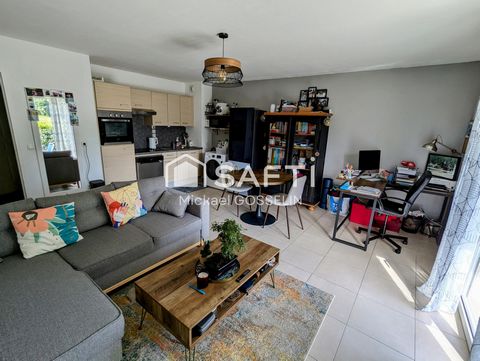 2 pièces 46m2 en rez de jardin